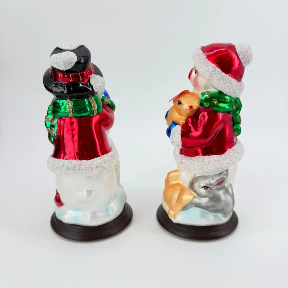 Vintage Ornaments Thomas Pacconi 30th Anniversary Snowmen 2 Piece Set 6